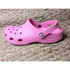 Pink Crocs Women's 8 Casual Comfort Sandals Travel Vacation Spring Summer